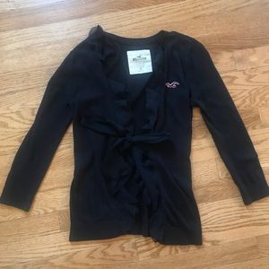 Hollister tie front cardigan